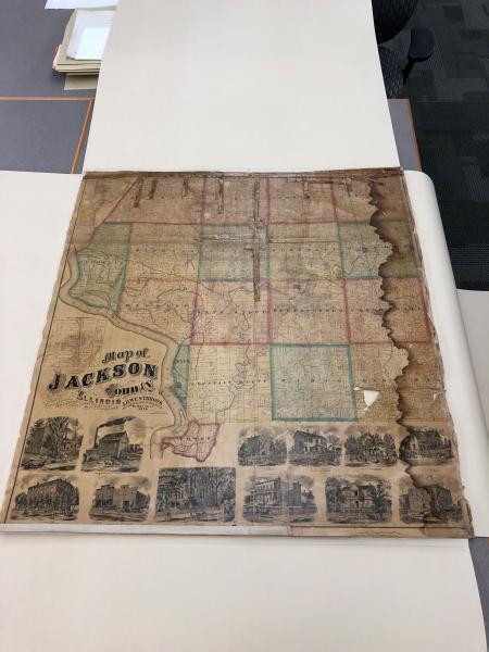 Map of Jackson County 1876